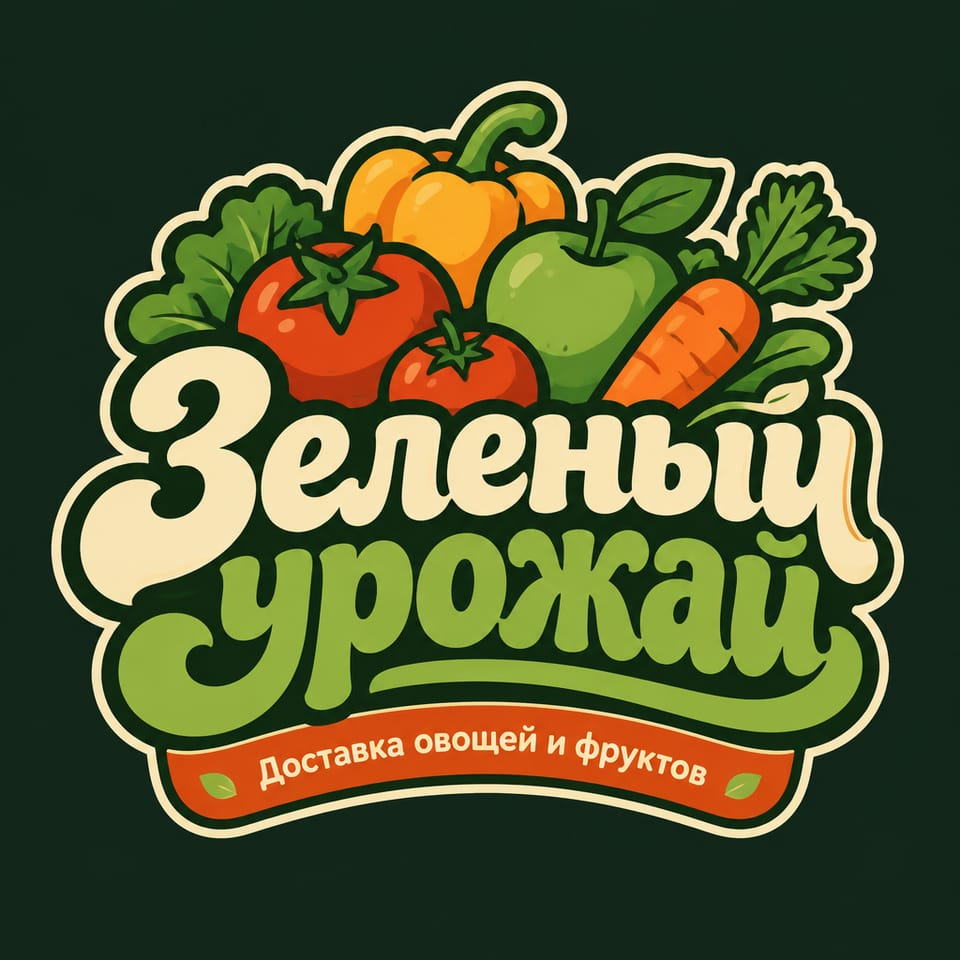 Пример логотипа «Зеленый урожай»